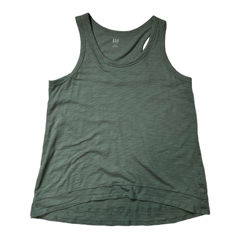 Gap Womens Easy Tee Tank Top Sleeveless Scoop Neck 100% Cotton